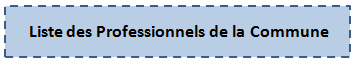 Liste des professionnels de la commune