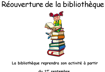 Réouverture de la bibliothèque
