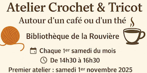 Atelier Crochet/Tricot à la bibliothèque