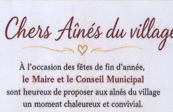 Repas des ainés du village